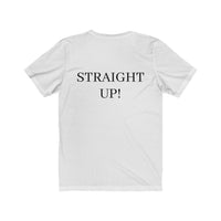 K Vector - Straight Up! - Fun with Math Vector Symbol Unisex Jersey Short Sleeve Tee