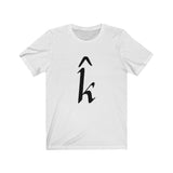 K Vector - Straight Up! - Fun with Math Vector Symbol Unisex Jersey Short Sleeve Tee