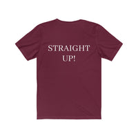 K Vector - Straight Up! - Fun with Math Vector Symbol Unisex Jersey Short Sleeve Tee