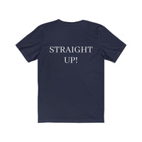 K Vector - Straight Up! - Fun with Math Vector Symbol Unisex Jersey Short Sleeve Tee