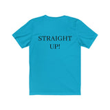 K Vector - Straight Up! - Fun with Math Vector Symbol Unisex Jersey Short Sleeve Tee