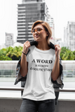 A Word is Worth 0.001 Picture - Fun Play on Words Unisex Jersey Short Sleeve Tee